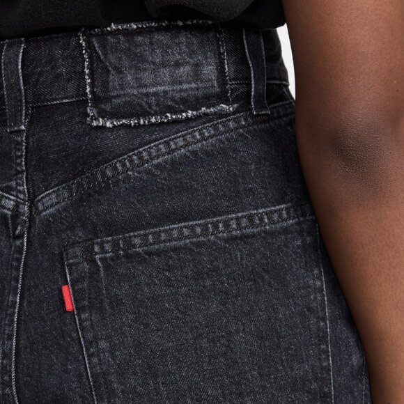 Made in Tomboy Aisha Shorts Black Denim Jean Shopbop - Picture 5 of 6